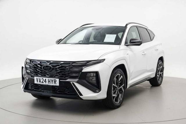Hyundai TUCSON 1.6T N Line 5dr 4x4 vehicle Petrol White