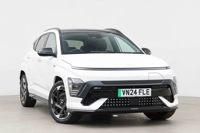Hyundai KONA E (218ps) N Line S Hatchback Electric White