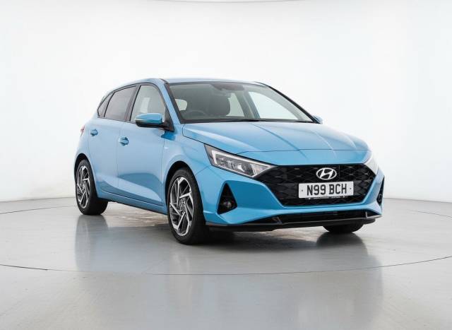 Hyundai i20 1.0 T-GDi MHEV Premium Euro 6 (s/s) 5dr Hatchback Hybrid Blue