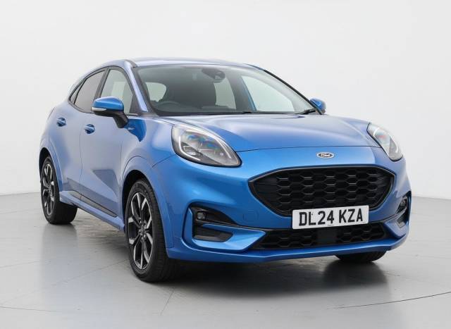 Ford Puma 1.0T EcoBoost MHEV ST-Line X DCT Euro 6 (s/s) 5dr SUV Hybrid Desert Island Blue