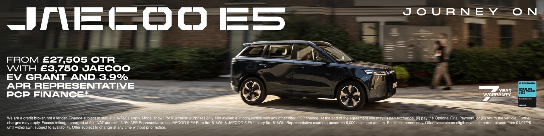 Jaecoo E5 Q3 Banner